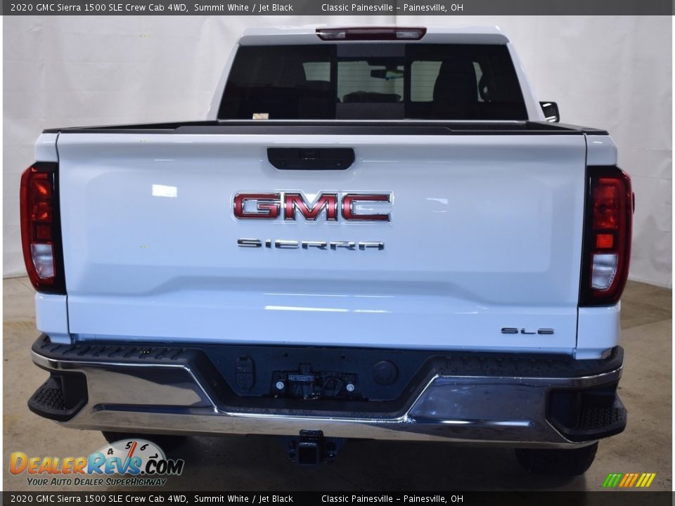 2020 GMC Sierra 1500 SLE Crew Cab 4WD Summit White / Jet Black Photo #12