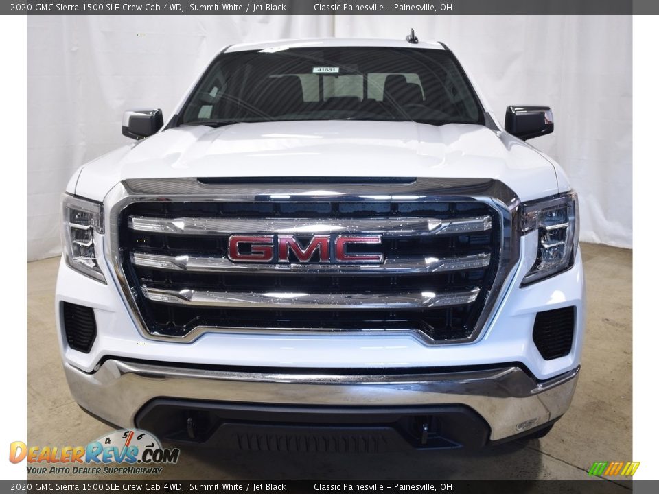 2020 GMC Sierra 1500 SLE Crew Cab 4WD Summit White / Jet Black Photo #13