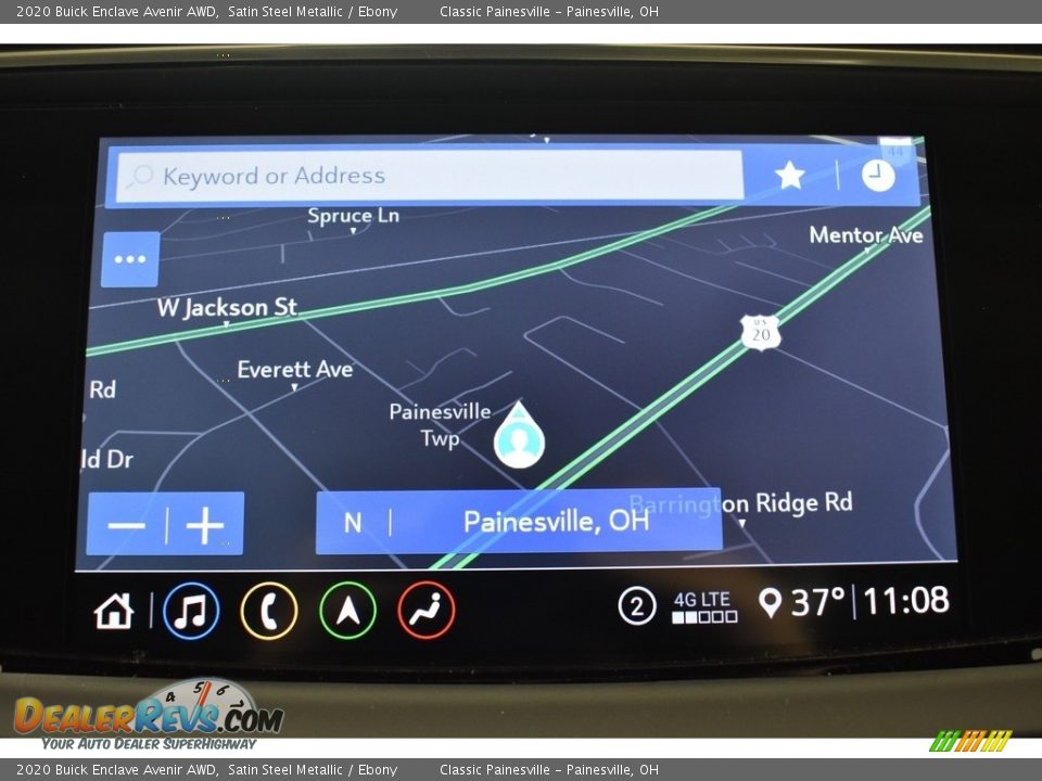 Navigation of 2020 Buick Enclave Avenir AWD Photo #3