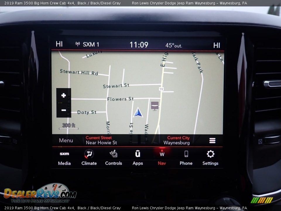 2019 Ram 3500 Big Horn Crew Cab 4x4 Black / Black/Diesel Gray Photo #18