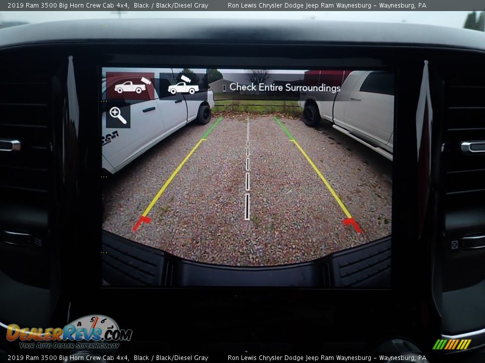2019 Ram 3500 Big Horn Crew Cab 4x4 Black / Black/Diesel Gray Photo #19