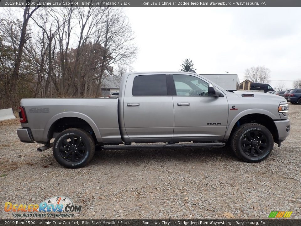 2019 Ram 2500 Laramie Crew Cab 4x4 Billet Silver Metallic / Black Photo #6