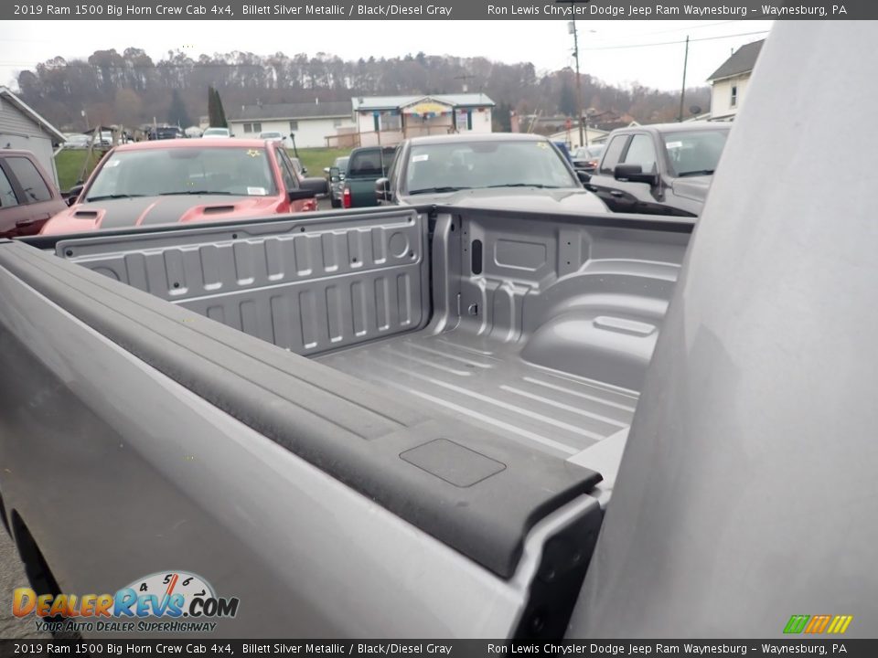 2019 Ram 1500 Big Horn Crew Cab 4x4 Billett Silver Metallic / Black/Diesel Gray Photo #11
