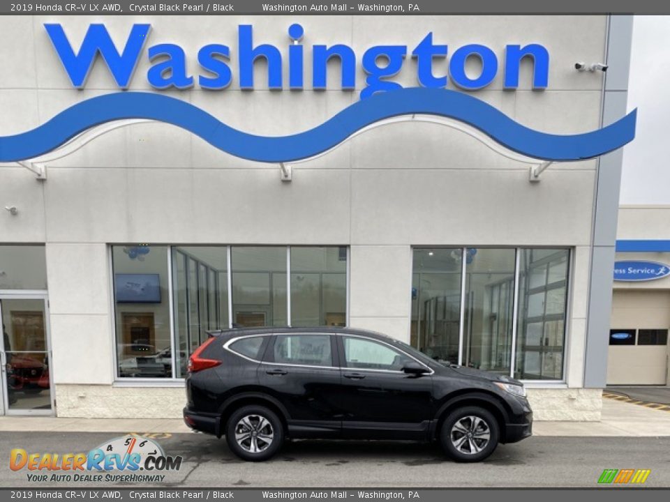 2019 Honda CR-V LX AWD Crystal Black Pearl / Black Photo #1