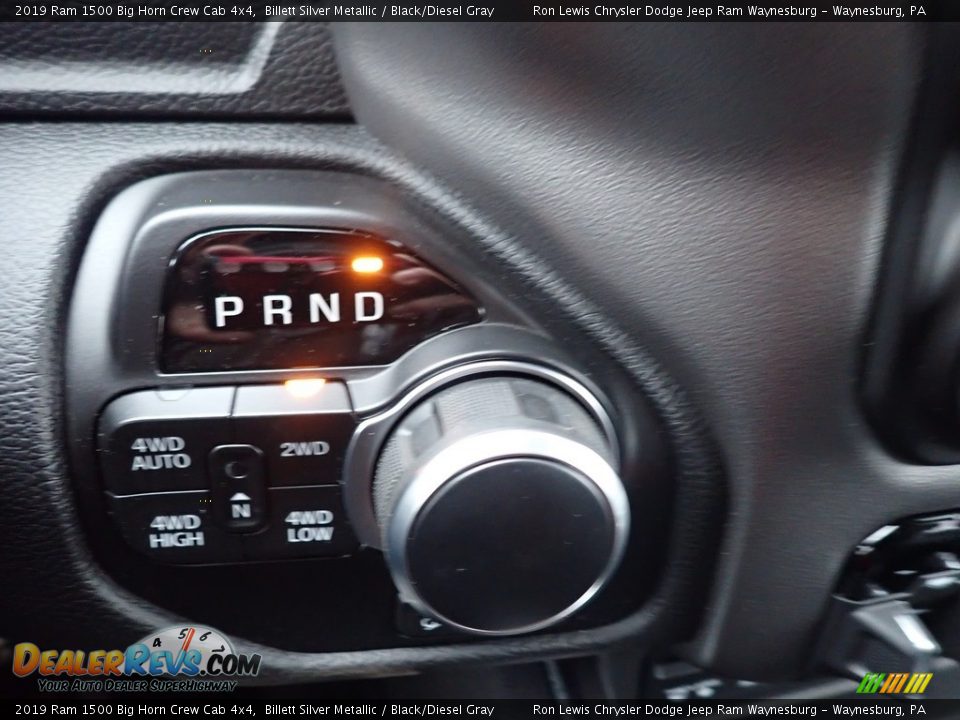 2019 Ram 1500 Big Horn Crew Cab 4x4 Billett Silver Metallic / Black/Diesel Gray Photo #20