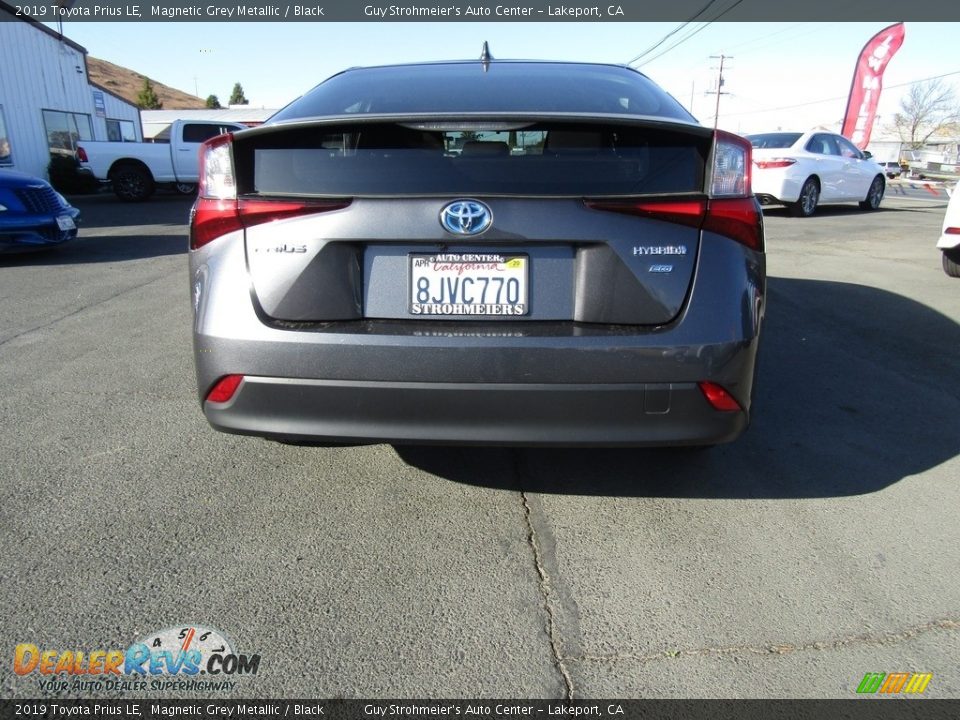 2019 Toyota Prius LE Magnetic Grey Metallic / Black Photo #6