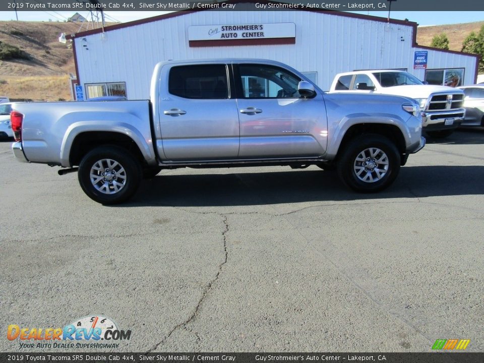 2019 Toyota Tacoma SR5 Double Cab 4x4 Silver Sky Metallic / Cement Gray Photo #5