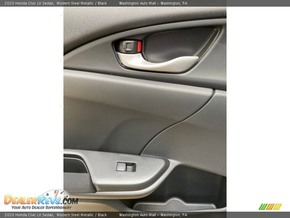 2020 Honda Civic LX Sedan Modern Steel Metallic / Black Photo #17