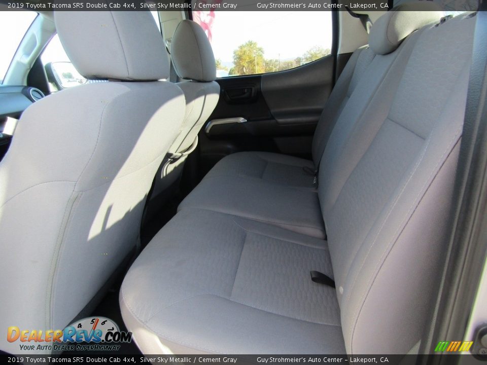 2019 Toyota Tacoma SR5 Double Cab 4x4 Silver Sky Metallic / Cement Gray Photo #7
