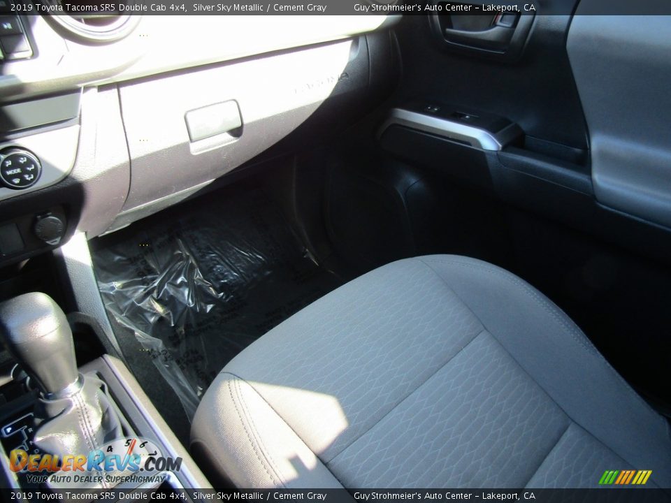 2019 Toyota Tacoma SR5 Double Cab 4x4 Silver Sky Metallic / Cement Gray Photo #8