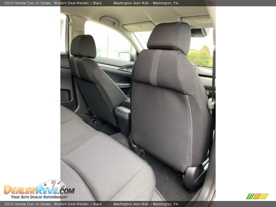 2020 Honda Civic LX Sedan Modern Steel Metallic / Black Photo #24