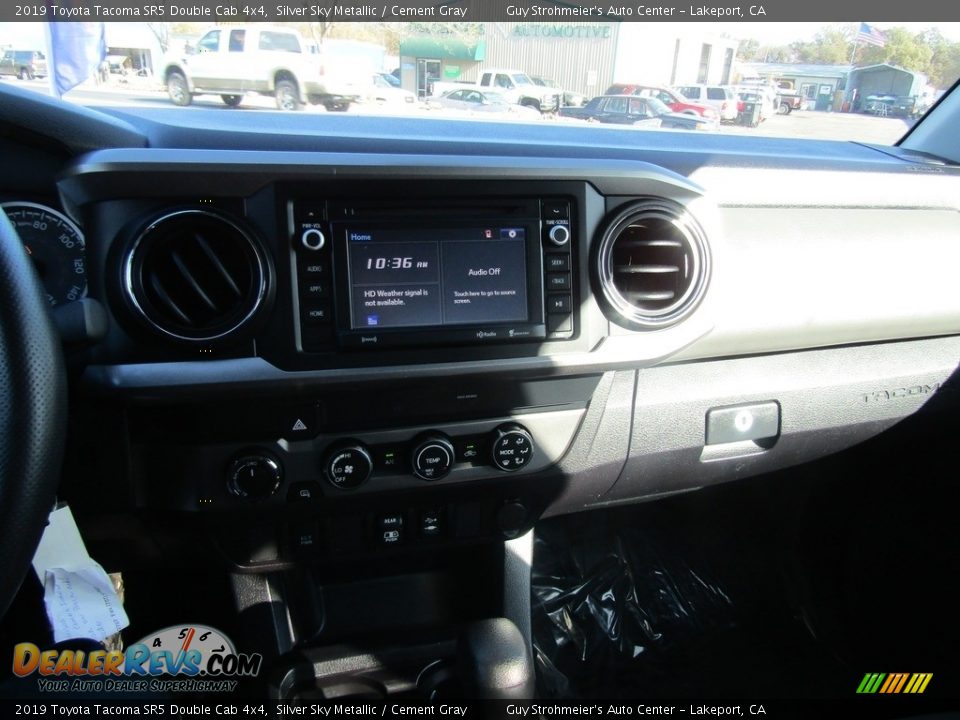 2019 Toyota Tacoma SR5 Double Cab 4x4 Silver Sky Metallic / Cement Gray Photo #14