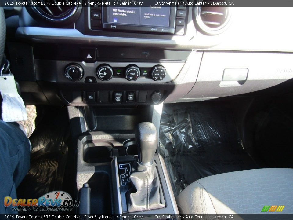 2019 Toyota Tacoma SR5 Double Cab 4x4 Silver Sky Metallic / Cement Gray Photo #15