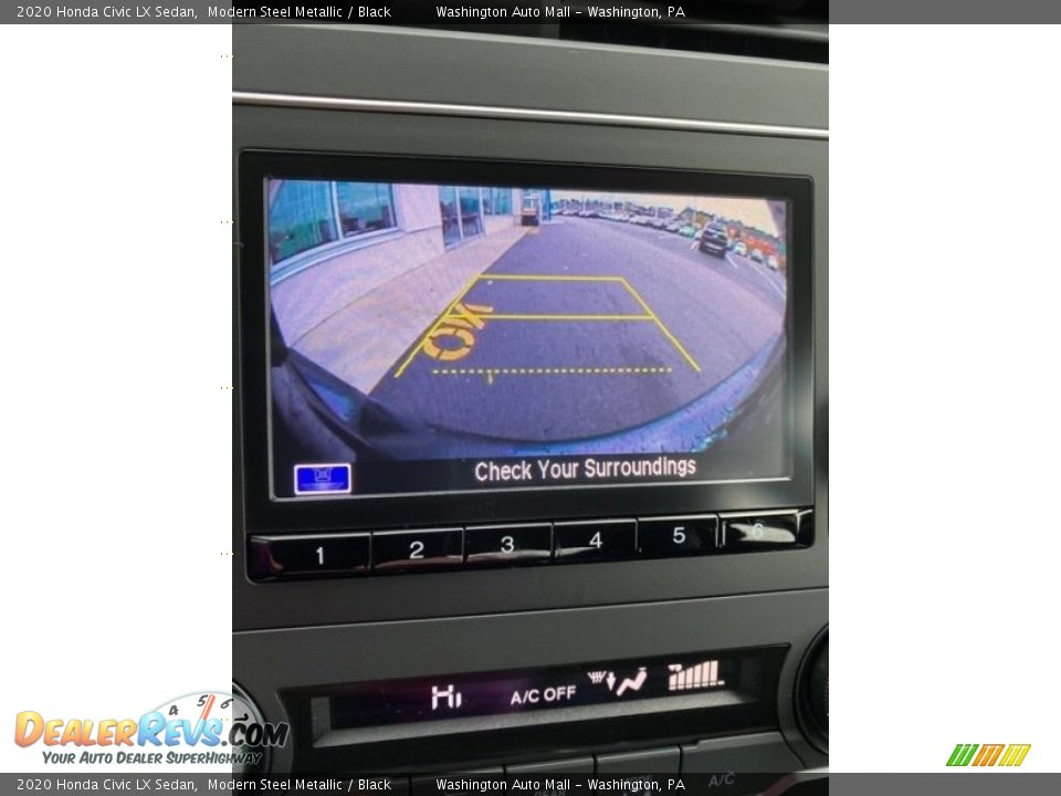 2020 Honda Civic LX Sedan Modern Steel Metallic / Black Photo #31