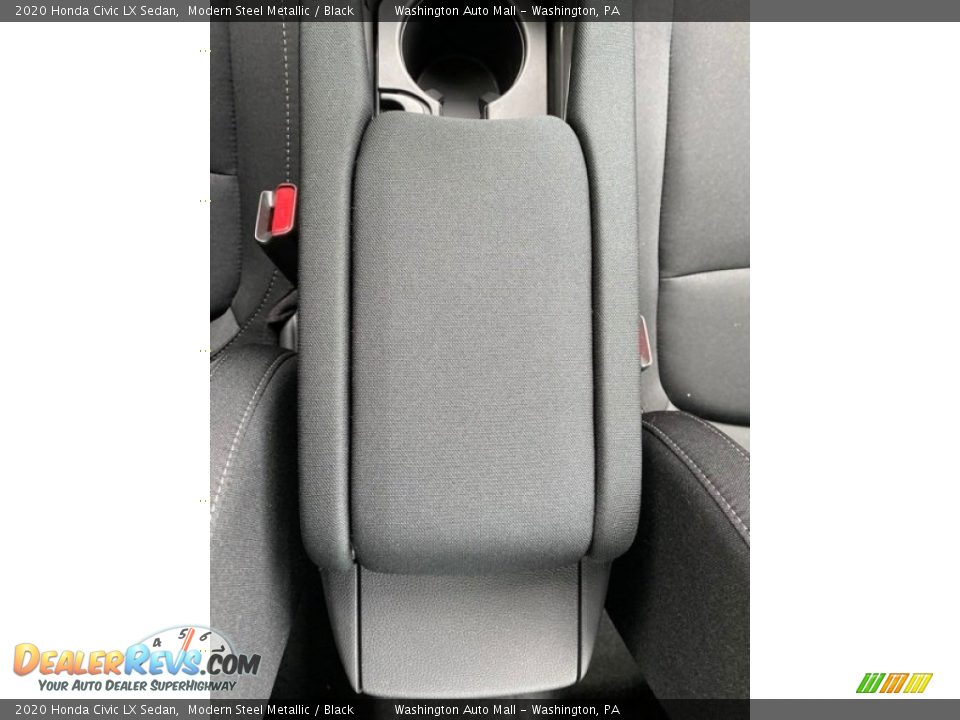 2020 Honda Civic LX Sedan Modern Steel Metallic / Black Photo #33