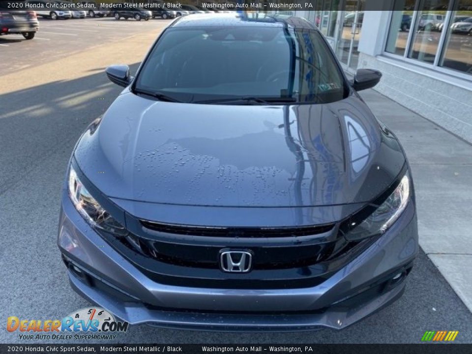 2020 Honda Civic Sport Sedan Modern Steel Metallic / Black Photo #3