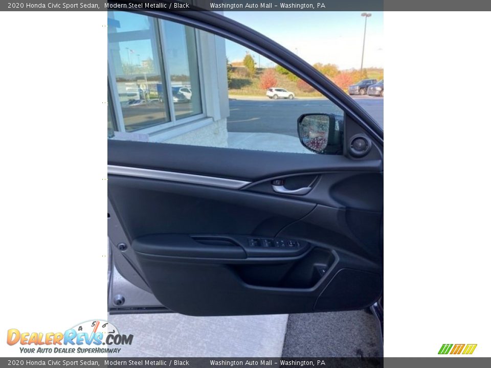 2020 Honda Civic Sport Sedan Modern Steel Metallic / Black Photo #10
