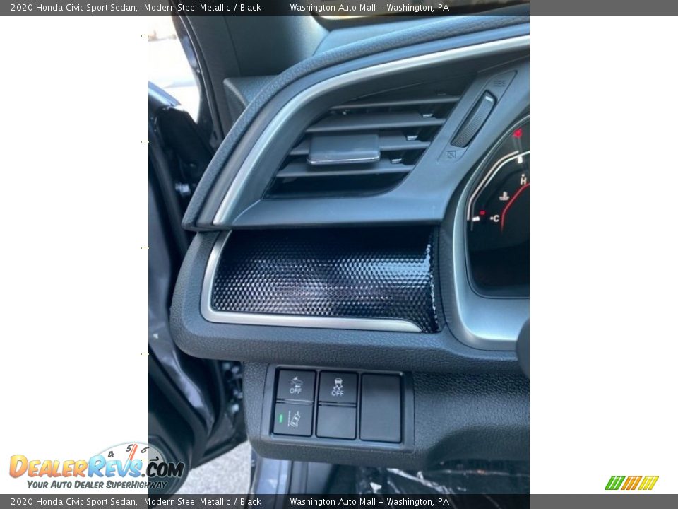 2020 Honda Civic Sport Sedan Modern Steel Metallic / Black Photo #12