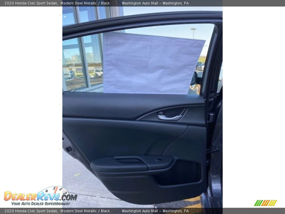 2020 Honda Civic Sport Sedan Modern Steel Metallic / Black Photo #15