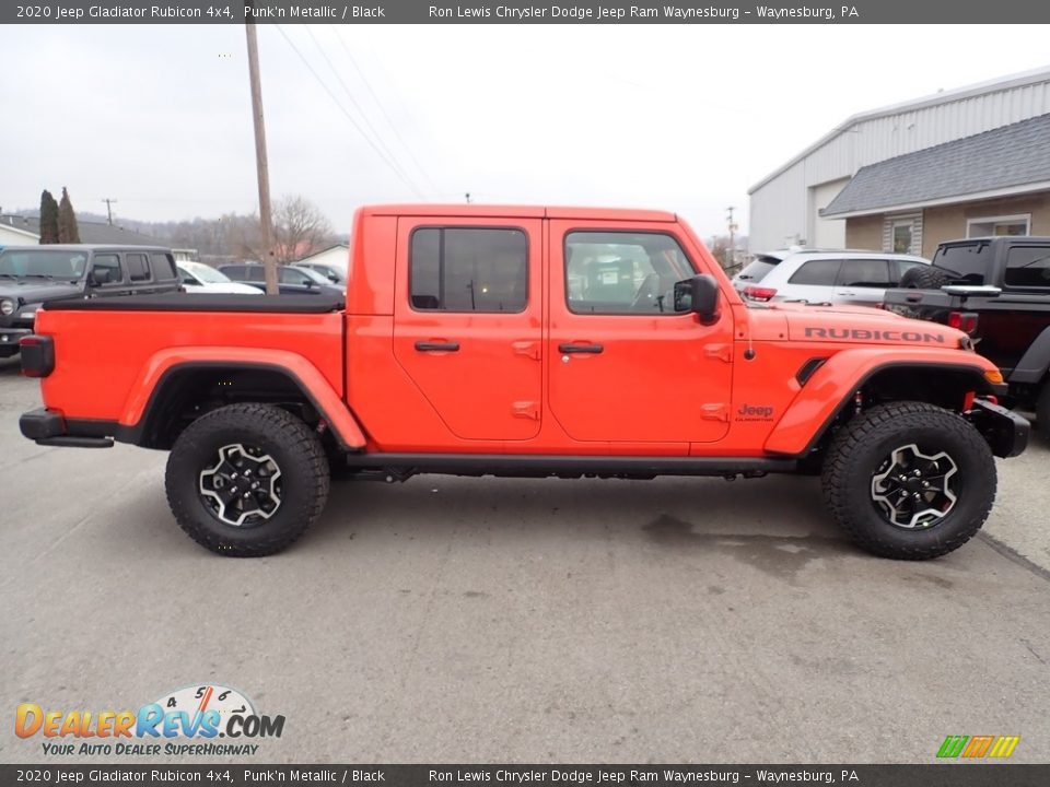 2020 Jeep Gladiator Rubicon 4x4 Punk'n Metallic / Black Photo #6