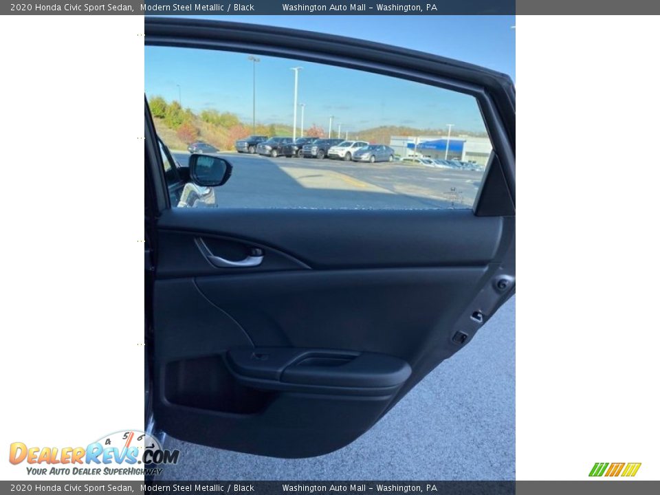2020 Honda Civic Sport Sedan Modern Steel Metallic / Black Photo #23