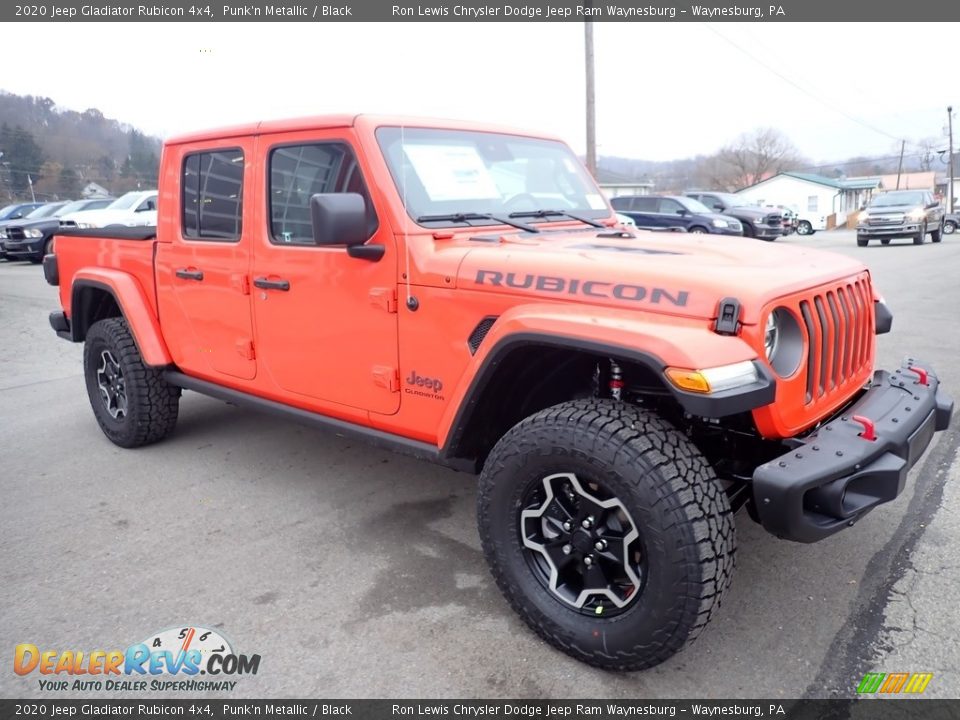 2020 Jeep Gladiator Rubicon 4x4 Punk'n Metallic / Black Photo #7