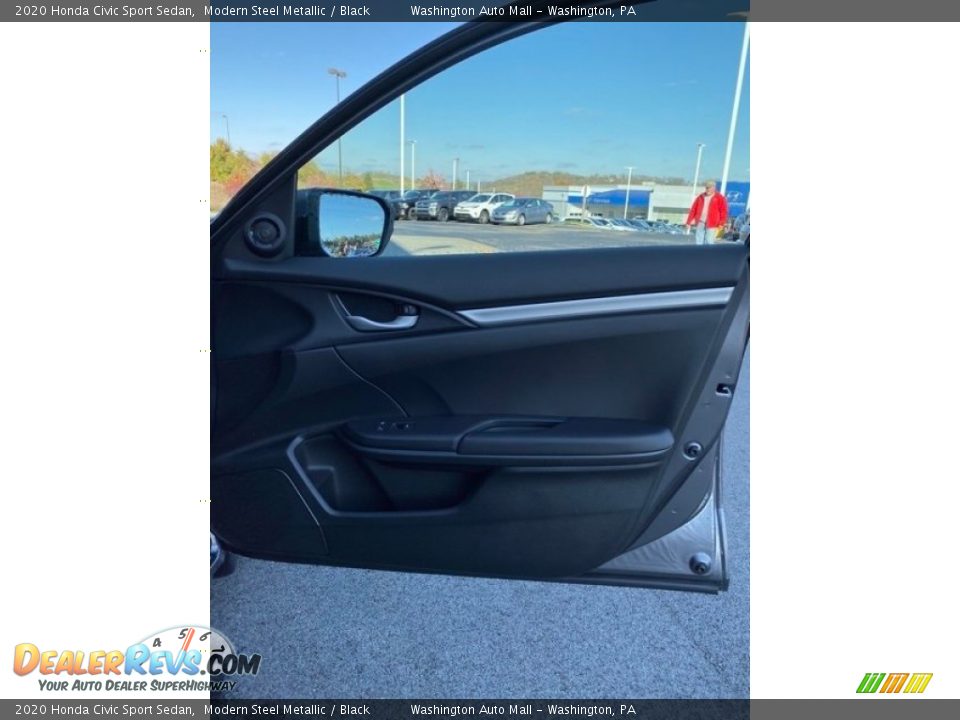 2020 Honda Civic Sport Sedan Modern Steel Metallic / Black Photo #26