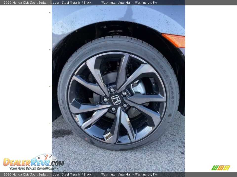 2020 Honda Civic Sport Sedan Modern Steel Metallic / Black Photo #29