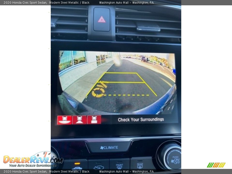 2020 Honda Civic Sport Sedan Modern Steel Metallic / Black Photo #32