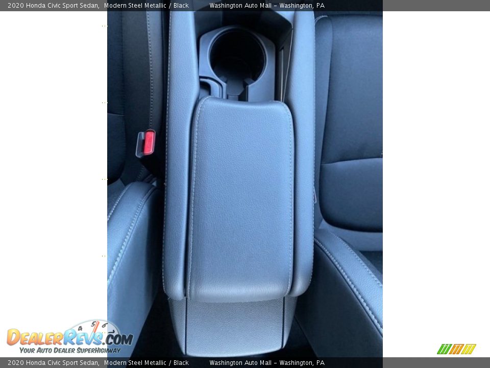 2020 Honda Civic Sport Sedan Modern Steel Metallic / Black Photo #34