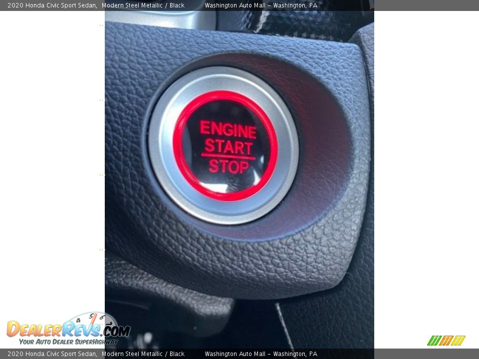 2020 Honda Civic Sport Sedan Modern Steel Metallic / Black Photo #35