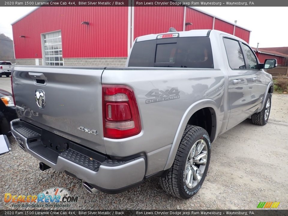 Billet Silver Metallic 2020 Ram 1500 Laramie Crew Cab 4x4 Photo #5