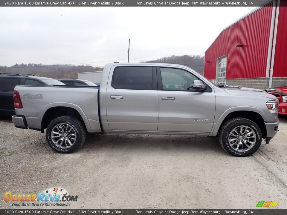 Billet Silver Metallic 2020 Ram 1500 Laramie Crew Cab 4x4 Photo #6