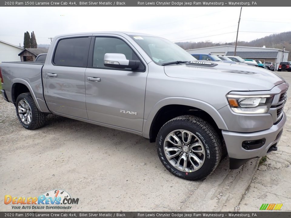 2020 Ram 1500 Laramie Crew Cab 4x4 Billet Silver Metallic / Black Photo #7