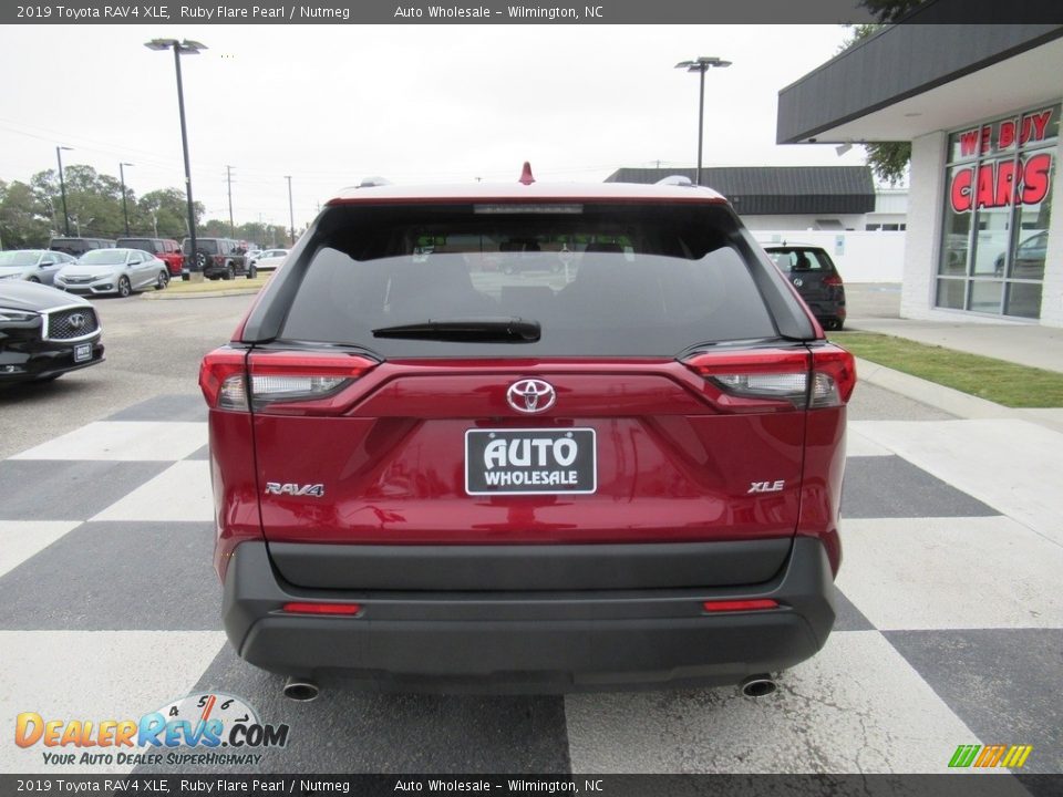2019 Toyota RAV4 XLE Ruby Flare Pearl / Nutmeg Photo #4