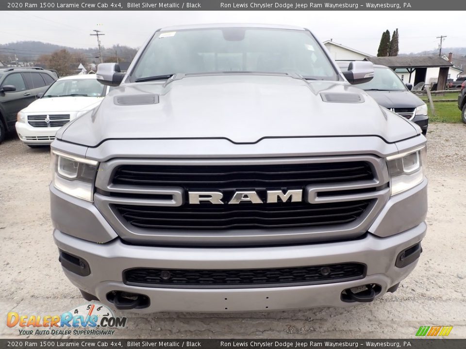 2020 Ram 1500 Laramie Crew Cab 4x4 Billet Silver Metallic / Black Photo #8