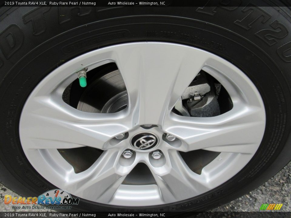 2019 Toyota RAV4 XLE Ruby Flare Pearl / Nutmeg Photo #7