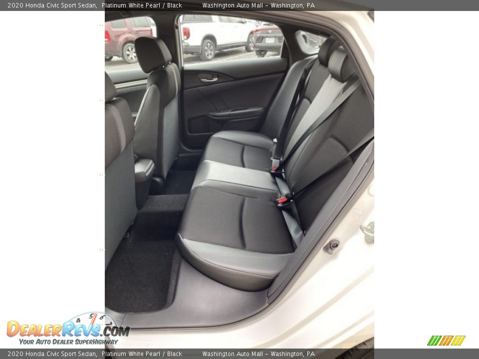2020 Honda Civic Sport Sedan Platinum White Pearl / Black Photo #19