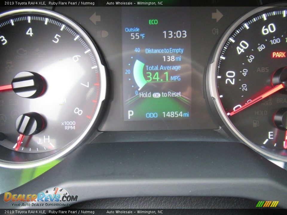 2019 Toyota RAV4 XLE Ruby Flare Pearl / Nutmeg Photo #16