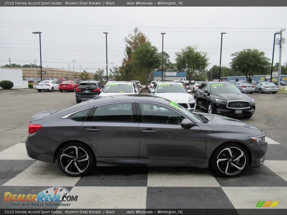 2019 Honda Accord Sport Sedan Modern Steel Metallic / Black Photo #3