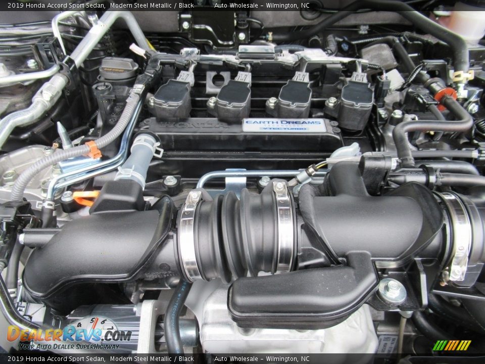 2019 Honda Accord Sport Sedan Modern Steel Metallic / Black Photo #6