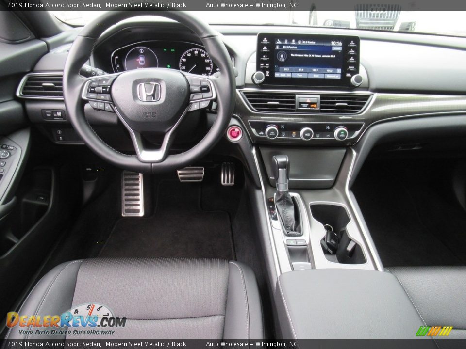 2019 Honda Accord Sport Sedan Modern Steel Metallic / Black Photo #14