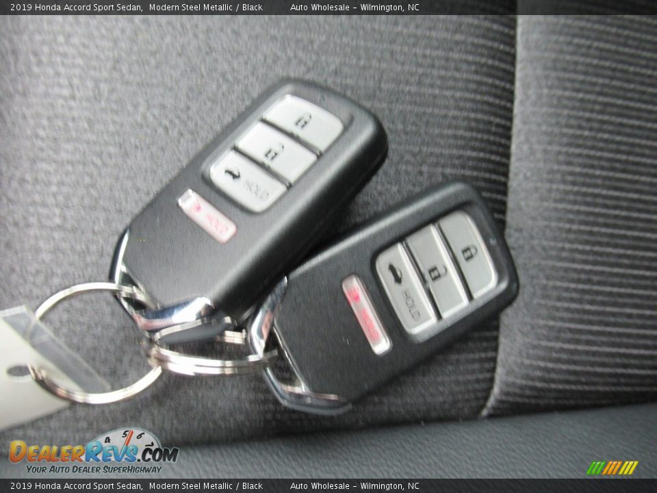 2019 Honda Accord Sport Sedan Modern Steel Metallic / Black Photo #20