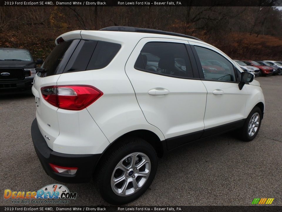 2019 Ford EcoSport SE 4WD Diamond White / Ebony Black Photo #2