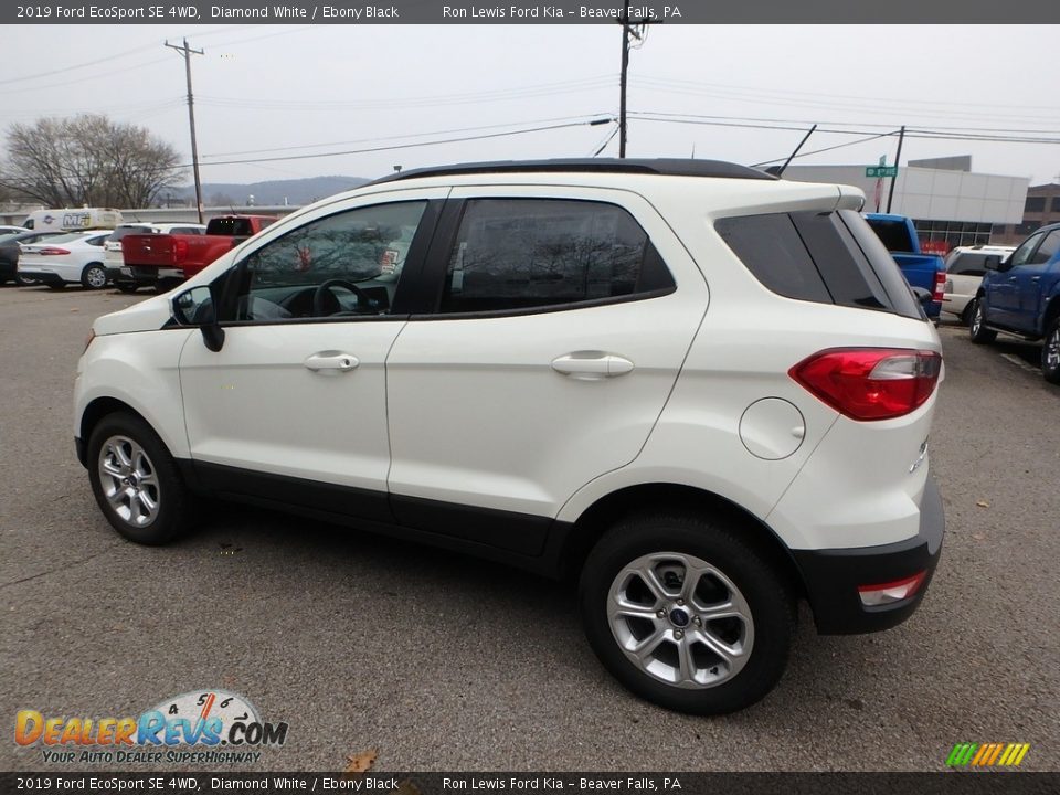 2019 Ford EcoSport SE 4WD Diamond White / Ebony Black Photo #5