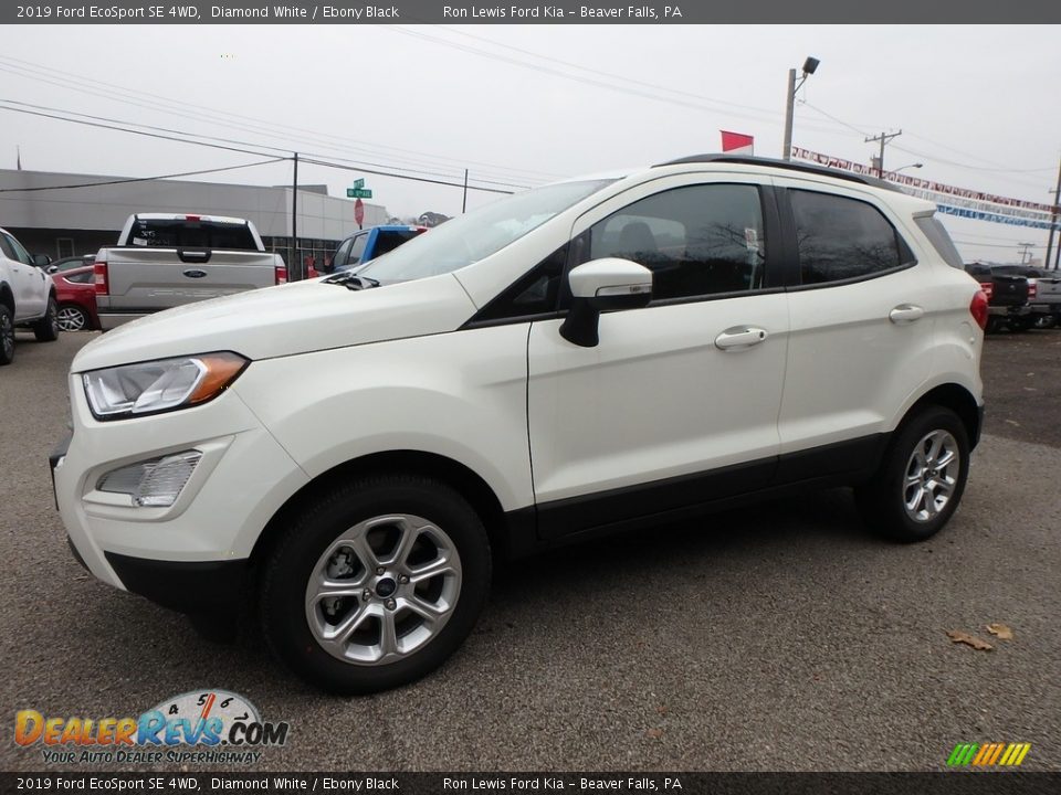 2019 Ford EcoSport SE 4WD Diamond White / Ebony Black Photo #7