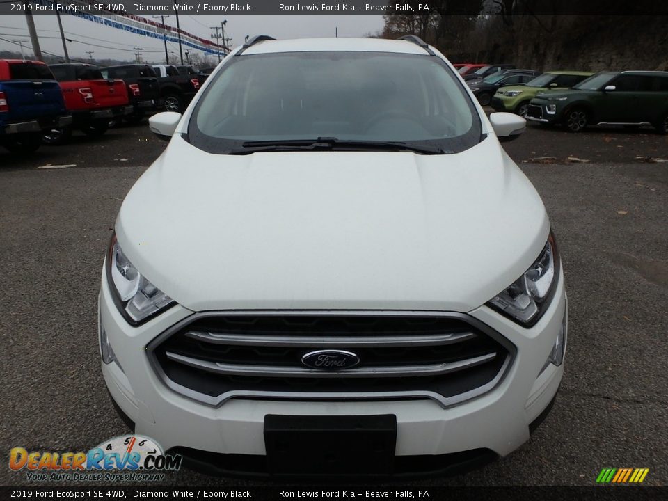 2019 Ford EcoSport SE 4WD Diamond White / Ebony Black Photo #8