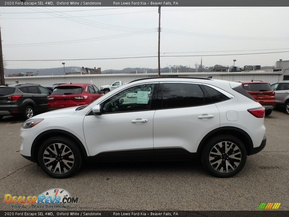 Oxford White 2020 Ford Escape SEL 4WD Photo #6