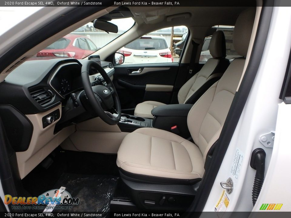 Front Seat of 2020 Ford Escape SEL 4WD Photo #12