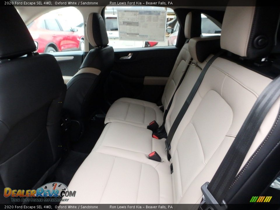 Rear Seat of 2020 Ford Escape SEL 4WD Photo #13